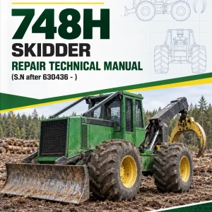John Deere 748H Skidder Repair Technical Manual (S.N after 630436 - )