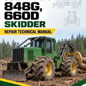 John Deere 848G, 660D Skidder Repair Technical Manual