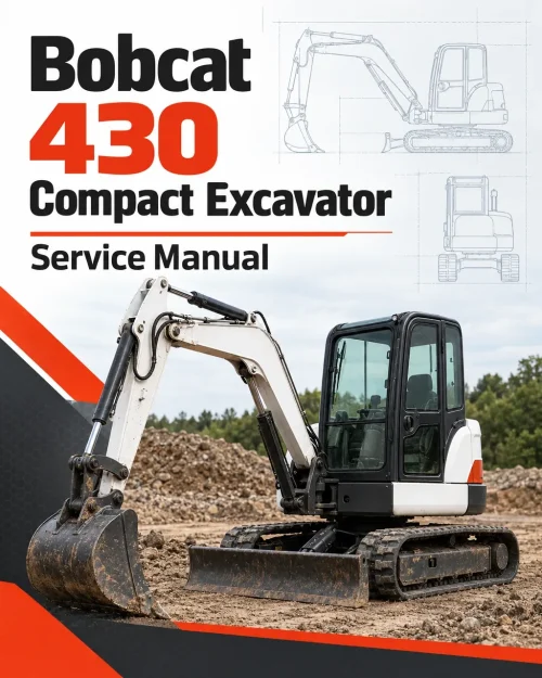 Bobcat 430 Compact Excavator Service Manual