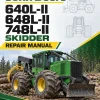 John Deere 640L-II, 648L-II, 748L-II Skidder Repair Manual (S.N F690814 - )