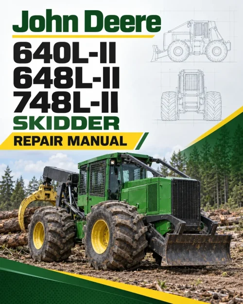 John Deere 640L-II, 648L-II, 748L-II Skidder Repair Manual (S.N F690814 - ) John Deere 640L-II, 648L-II, 748L-II Skidder Repair Manual (S.N F690814 - )
