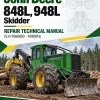 John Deere 848L, 948L Skidder Repair Technical Manual (S.N F666893 - F690813)