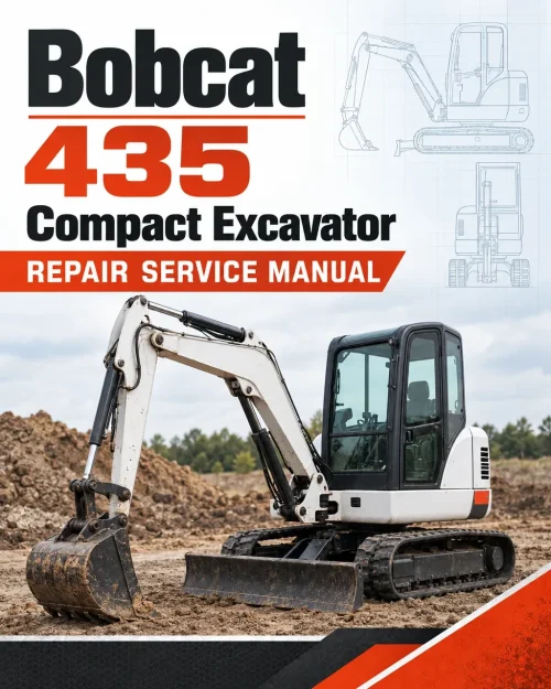 Bobcat 435 Compact Excavator Repair Service Manual