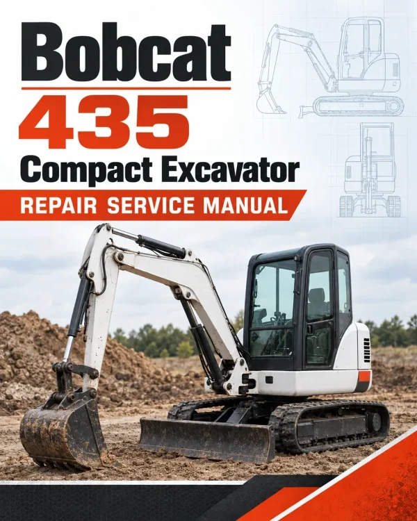 Bobcat 435 Compact Excavator Repair Service Manual Bobcat 435 Compact Excavator Repair Service Manual