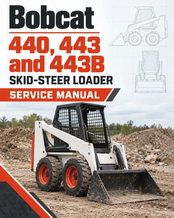 Bobcat 440, 443 and 443B Skid-Steer Loader Service Manual Bobcat 440, 443 and 443B Skid-Steer Loader Service Manual
