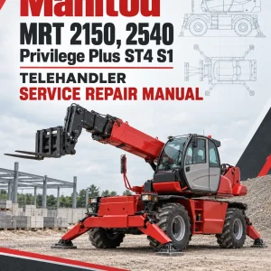 Manitou MRT 2150, 2540 Privilege Plus ST4 S1 Telehandler Repair Service Manual Manitou MRT 2150, 2540 Privilege Plus ST4 S1 Telehandler Repair Service Manual