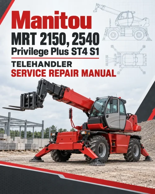 Manitou MRT 2150, 2540 Privilege Plus ST4 S1 Telehandler Repair Service Manual Manitou MRT 2150, 2540 Privilege Plus ST4 S1 Telehandler Repair Service Manual