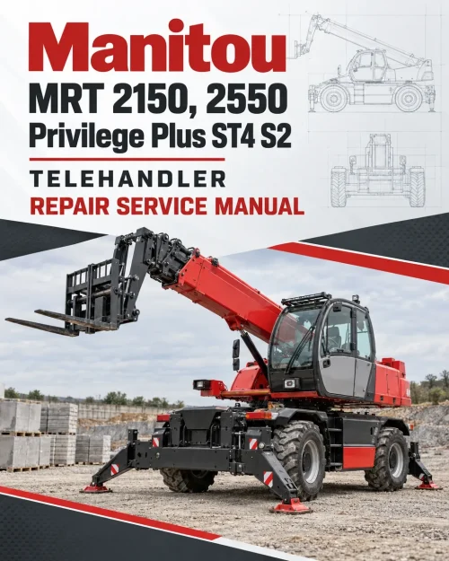 Manitou MRT 2150, 2550 Privilege Plus ST4 S2 Telehandler Repair Service Manual