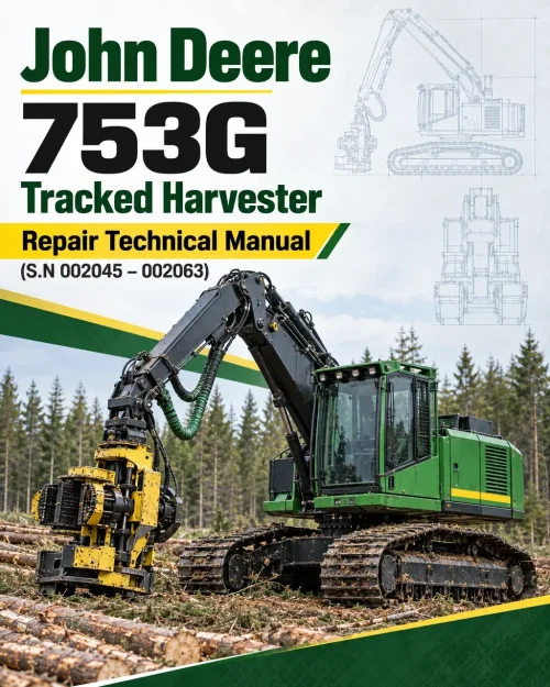 John Deere 753G Tracked Harvester Repair Technical Manual (S.N 002045 – 002063) John Deere 753G Tracked Harvester Repair Technical Manual (S.N 002045 – 002063)