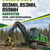 John Deere 803MH, 853MH, 859MH Harvester Open-Loop Repair Manual (S.N C270423 - & D270423 -)