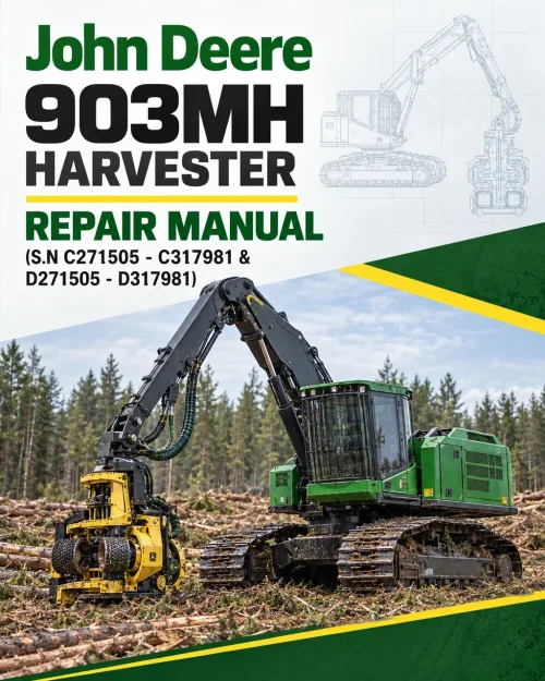 John Deere 903MH Harvester Repair Manual (S.N C271505 - C317981 & D271505 - D317981) John Deere 903MH Harvester Repair Manual (S.N C271505 - C317981 & D271505 - D317981)