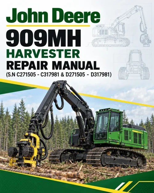 John Deere 909MH Harvester Repair Manual (S.N C271505 - C317981 & D271505 - D317981) John Deere 909MH Harvester Repair Manual (S.N C271505 - C317981 & D271505 - D317981)