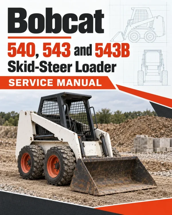 Bobcat 540, 543 and 543B Skid-Steer Loader Service Manual