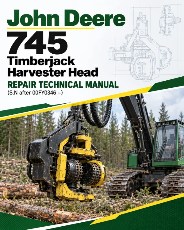 John Deere 745 Timberjack Harvester Head Repair Technical Manual (S.N after 00FY0346 –) John Deere 745 Timberjack Harvester Head Repair Technical Manual (S.N after 00FY0346 –)