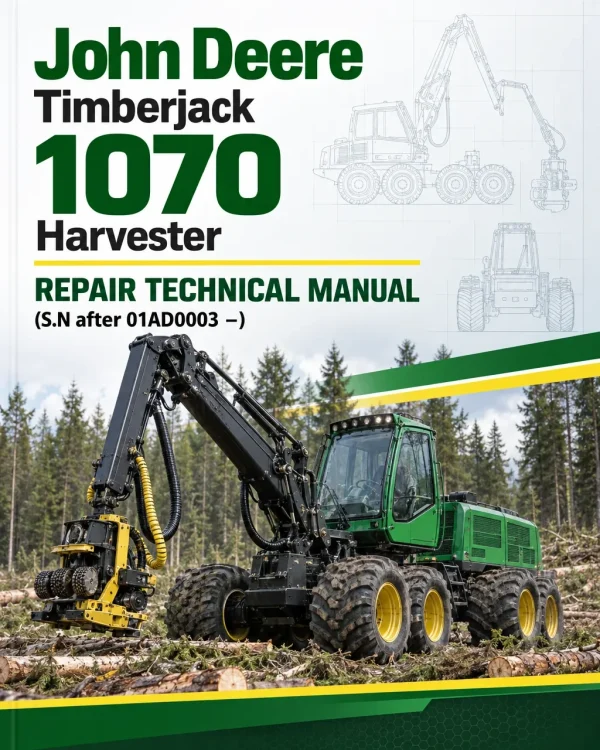 John Deere Timberjack 1070 Harvester Repair Technical Manual (S.N after 01AD0003 –) John Deere Timberjack 1070 Harvester Repair Technical Manual (S.N after 01AD0003 –)