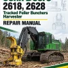 John Deere Timberjack 2618, 2628 Tracked Feller Bunchers Harvester Repair Manual