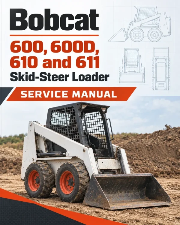 Bobcat 600, 600D, 610 and 611 Skid-Steer Loader Service Manual