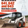 Bobcat 641, 642 and 643 Skid-Steer Loader Service Manual