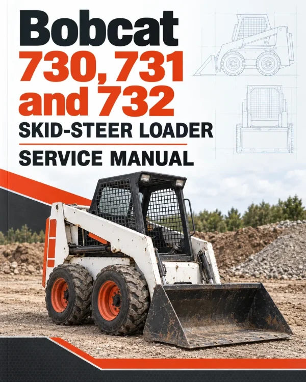 Bobcat 730, 731 and 732 Skid-Steer Loader Service Manual