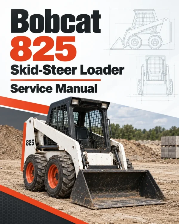 Bobcat 825 Skid-Steer Loader Service Manual Bobcat 825 Skid-Steer Loader Service Manual