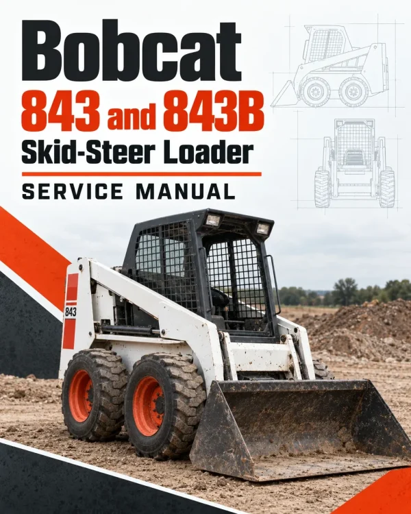Bobcat 843 and 843B Skid-Steer Loader Service Manual Bobcat 843 and 843B Skid-Steer Loader Service Manual