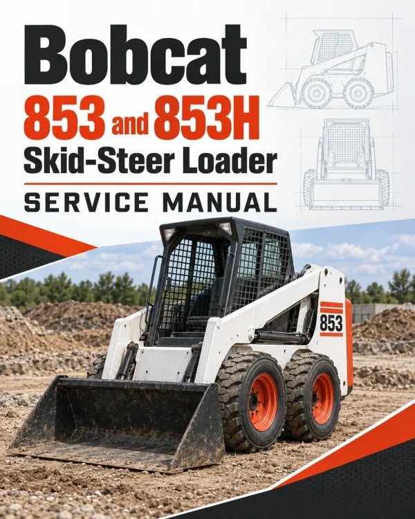 Bobcat 853 and 853H Skid-Steer Loader Service Manual Bobcat 853 and 853H Skid-Steer Loader Service Manual