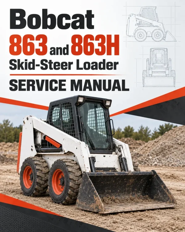 Bobcat 863 and 863H Skid-Steer Loader Service Manual Bobcat 863 and 863H Skid-Steer Loader Service Manual
