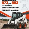 Bobcat 873 and 883 G-Series Skid-Steer Loader Service Manual