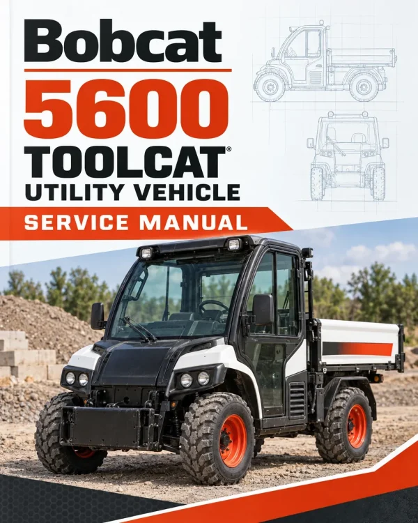 Bobcat 5600 Toolcat Utility Vehicle Service Manual