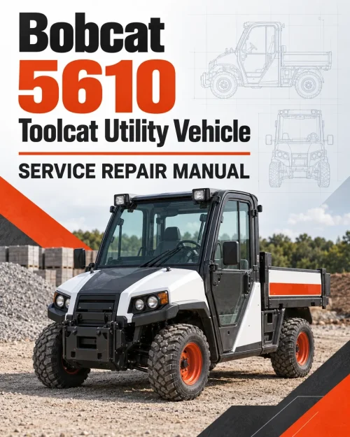 Bobcat 5610 Toolcat Utility Vehicle Service Repair Manual Bobcat 5610 Toolcat Utility Vehicle Service Repair Manual