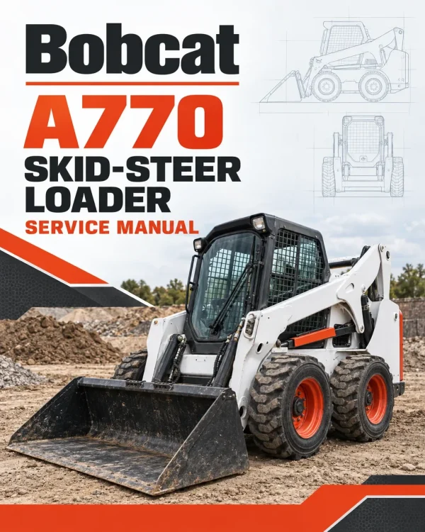Bobcat A770 Skid-Steer Loader Service Manual Bobcat A770 Skid-Steer Loader Service Manual