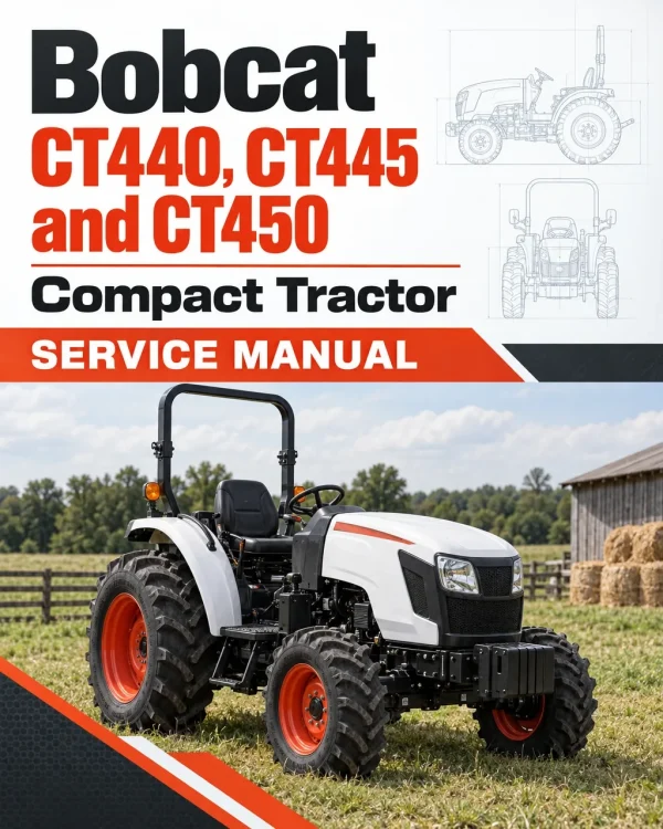 Bobcat CT440, CT445 and CT450 Compact Tractor Service Manual