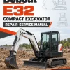 Bobcat E32 Compact Excavator Repair Service Manual Bobcat E32 Compact Excavator Repair Service Manual