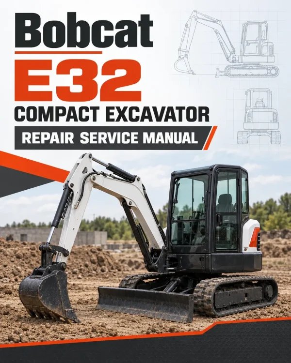 Bobcat E32 Compact Excavator Repair Service Manual Bobcat E32 Compact Excavator Repair Service Manual
