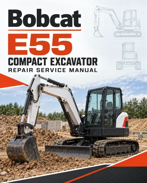 Bobcat E55 Compact Excavator Repair Service Manual Bobcat E55 Compact Excavator Repair Service Manual