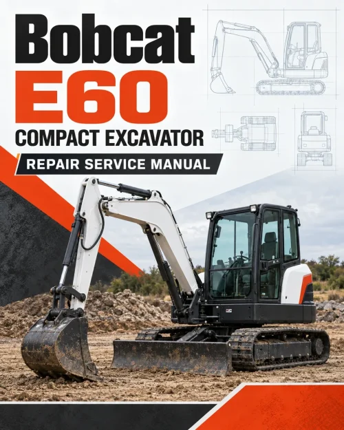 Bobcat E60 Compact Excavator Repair Service Manual