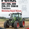 Fendt 207, 208, 209, 210, 211 COM III Tractors Workshop Repair Manual