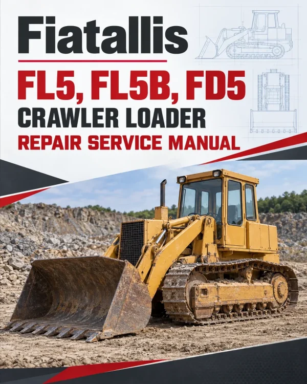 Fiatallis FL5, FL5B, FD5 Crawler Loader Repair Service Manual Fiatallis FL5, FL5B, FD5 Crawler Loader Repair Service Manual