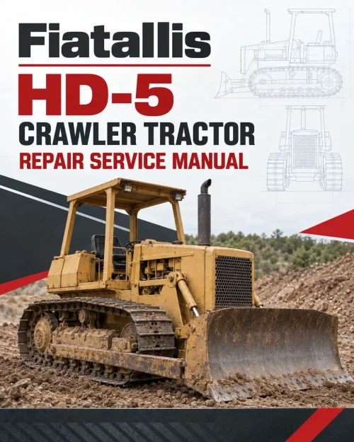 Fiatallis HD-5 Crawler Tractor Repair Service Manual Fiatallis HD-5 Crawler Tractor Repair Service Manual