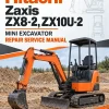 Hitachi Zaxis ZX8-2, ZX10U-2 Mini Excavator Repair Service Manual