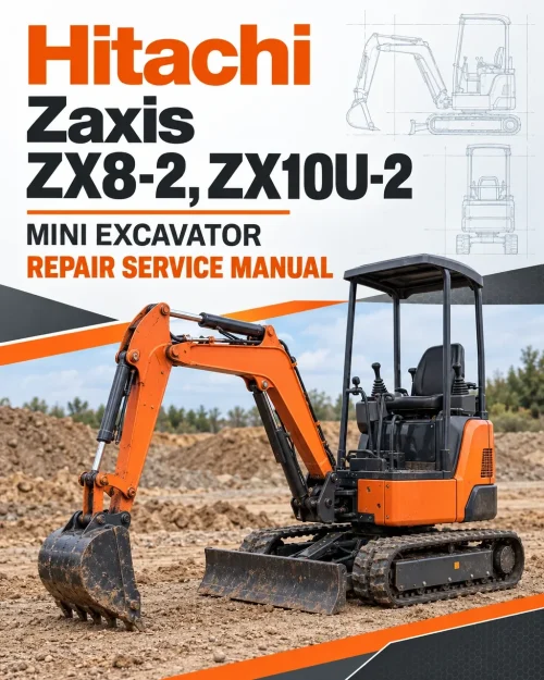 Hitachi Zaxis ZX8-2, ZX10U-2 Mini Excavator Repair Service Manual