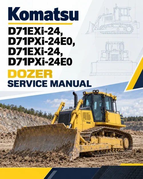 Komatsu D71EXi-24, D71PXi-24E0, D71EXi-24, D71PXi-24E0 Dozer Service Manual Komatsu D71EXi-24, D71PXi-24E0, D71EXi-24, D71PXi-24E0 Dozer Service Manual