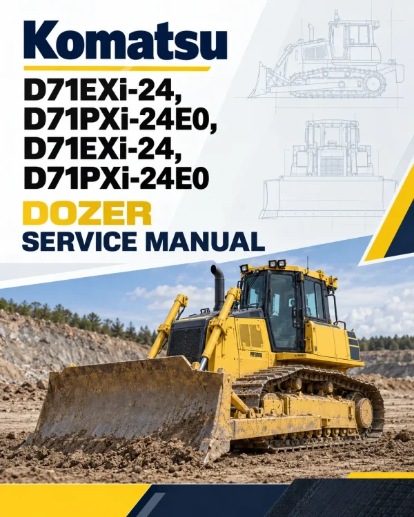 Komatsu D71EXi-24, D71PXi-24E0, D71EXi-24, D71PXi-24E0 Dozer Service Manual