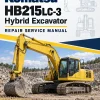 Komatsu HB215LC-3 Hybrid Excavator Repair Service Manual Komatsu HB215LC-3 Hybrid Excavator Repair Service Manual