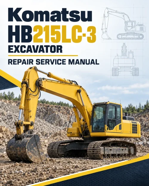 Komatsu HB215LC-3 Excavator Repair Service Manual Komatsu HB215LC-3 Excavator Repair Service Manual