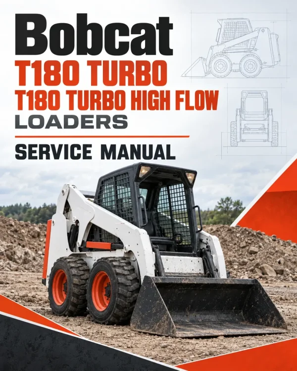 Bobcat T180 Turbo, T180 Turbo High Flow Loaders Service Manual Bobcat T180 Turbo, T180 Turbo High Flow Loaders Service Manual