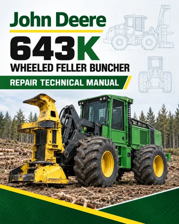 John Deere 643K Wheeled Feller Buncher Repair Technical Manual John Deere 643K Wheeled Feller Buncher Repair Technical Manual