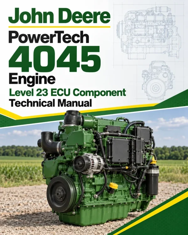 John Deere PowerTech 4045 Engine Level 23 ECU Component Technical Manual (CTM114619) John Deere PowerTech 4045 Engine Level 23 ECU Component Technical Manual (CTM114619)