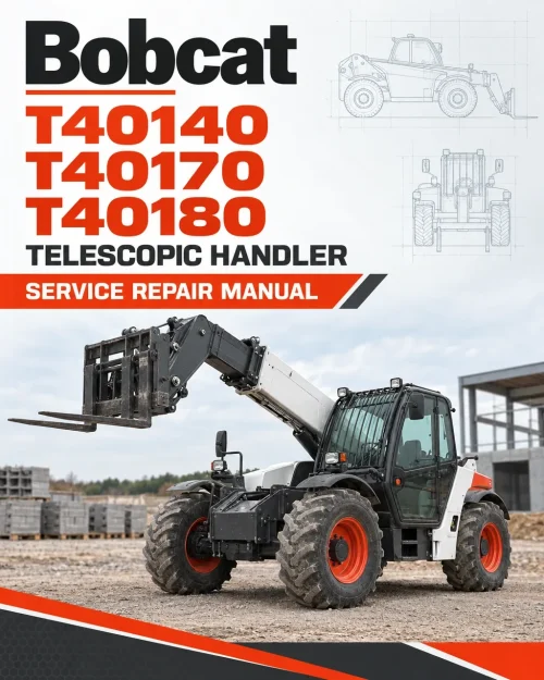 Bobcat T40140, T40170, T40180 Telescopic Handler Service Repair Manual Bobcat T40140, T40170, T40180 Telescopic Handler Service Repair Manual