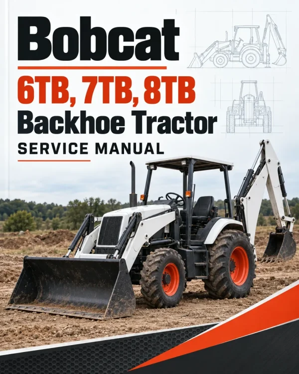 Bobcat 6TB, 7TB, 8TB Backhoe Tractor Service Manual